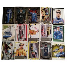 Lot Of 15 Kyle Busch Cards Prizm Donruss Select Insert Racing NASCAR Champion