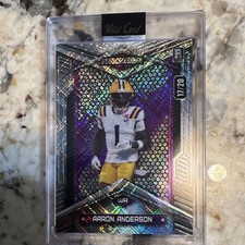 Wild Card 2026 Alumination Aaron Anderson Rookie CHBC-AA 17/20 Serial Numbered. rookie card picture