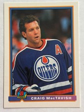 1991-92 Bowman #100 Craig MacTavish Edmonton Oilers