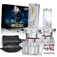Bulb, 9003/Fog Bulbs 6500K Cool White with Cooling Fan Off-Road Use or Fog H4
