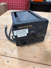 HAKKO 473-1 DESOLDERING TOOL ESD SAFE INPUT 120 Vac OUTPUT 24Vac TESTED