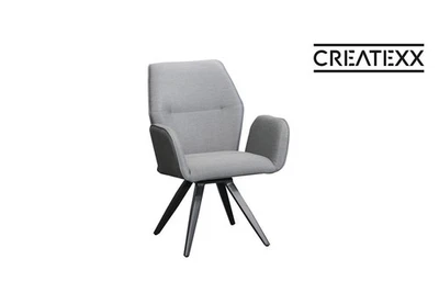 CLEMENTO Walton Dining Sessel drehbar 2er Set Aluminium Anthrazit Grau - Bild 1 von 4
