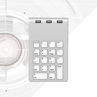 Laptop-Tastatur Usb-Ziffernblock Nummernblock Numpad Mechanisch Numerische