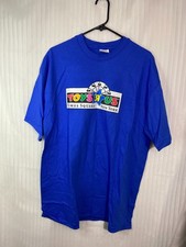 Vintage Toys R Us Times Square New York T-Shirt Adult XL Blue Hanes Beefy-T