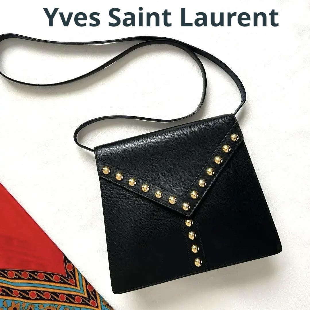 SAINT LAURENT Borsa a tracolla YSL VINTAGE usata