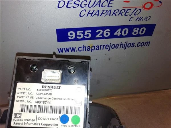 PANNEAU DE COMMANDE NAVIGATION Renault SCENIC II 1.5 dCi D 2003 8200326981 - Photo 4/4