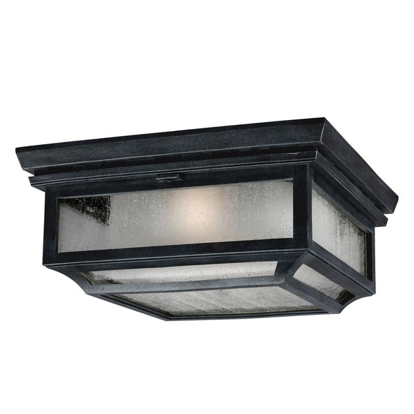 Deckenleuchte West Regenglas Uv-BestäNdig Quadratisch IP44 AußEn Lampe Antik-image
