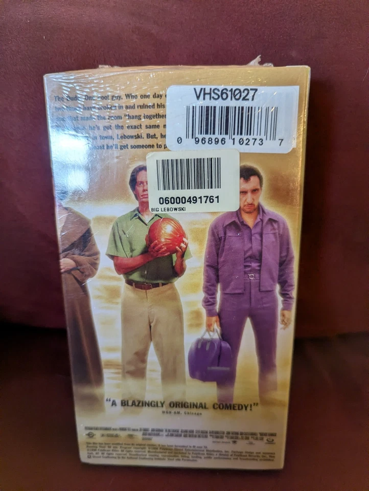 The Big Lebowski Sealed New Stock VHS - Image 2 of 2