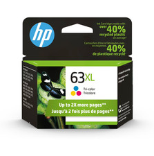 SEALED HP 63XL High Yield Tri-color Ink Cartridge (F6U63AN) 12/2022