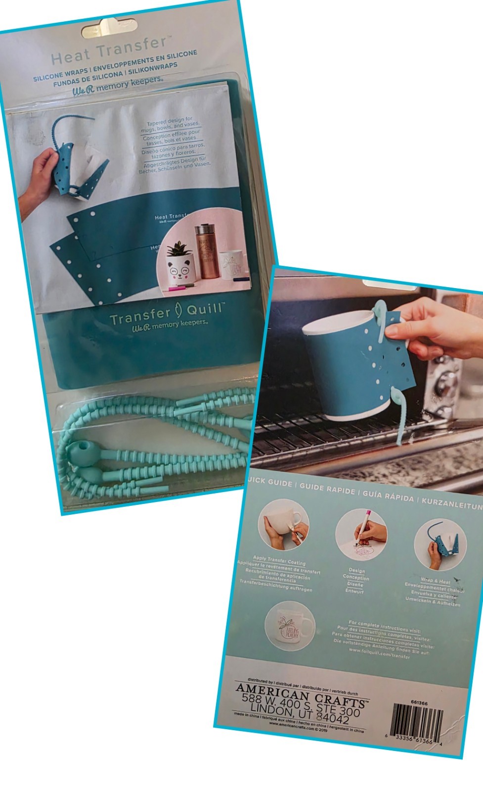 Heat transfer/ Silicone wrap