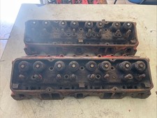 Pair 1969 Gm Chevrolet Sbc Cylinder Heads 3927185 Date Code A24 9  A27 9