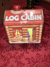 Empty Log Cabin Syrup Tim 1987 Vintage Limited Edition