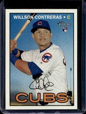 2016 Topps Heritage Willson Contreras RC Rookie #505 Cubs