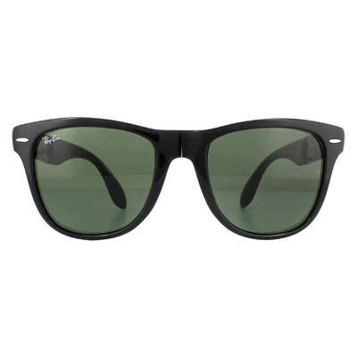 Ray-Ban Sunglasses Folding Wayfarer 4105 Black Green 601 Large 54mm