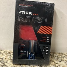 STIGA NITRO Tournament Table Tennis Paddle 6 Ply Ping Pong T1271-1, New Sealed