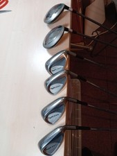 Job lot of   6  ADAMS  golf clubs  3 & 5 HYBRID & 8,9,PW & SI IRON 