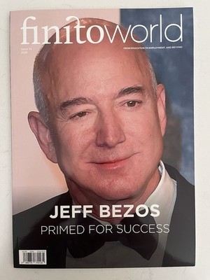 JEFF BEZOS AMAZON / OASIS UK FINITOWORLD EDUCATIONAL MAGAZINE 2025 #14