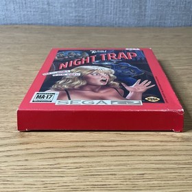 Night Trap Sega CD - Original Red Box Version 1992 - Box Only No Game Or Manual