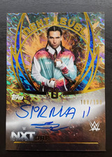 2025 Topps Universe WWE Noam Dar Next Level Auto Blue Pulse 188/199 #NLA-NDA WWE