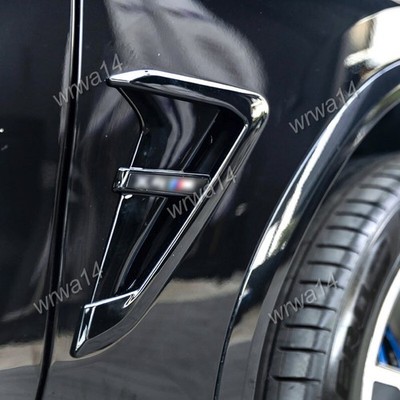 M Style Side Fender Air Duct Vent Grille For 2019-2024 BMW X4 G02 M40i M40d X4M