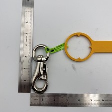 Lot of 3 Baron M.I. Swivel Eye Snap Hooks Zinc Plated SWL 350 lb