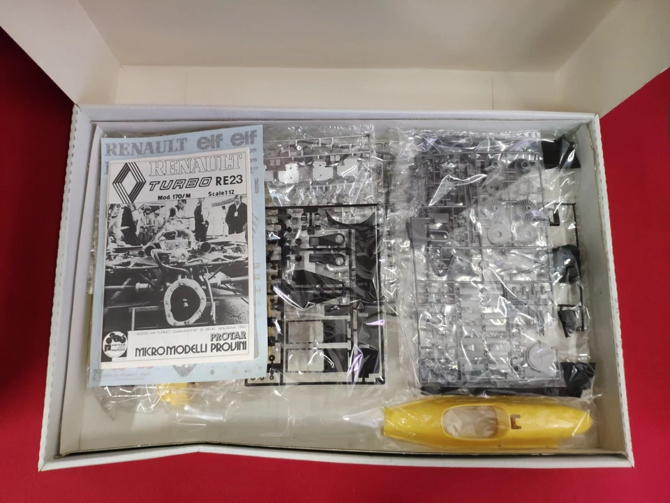 PROTAR 1/12 RENAULT TURBO RE23 JABOUILLE ARNOUX PROVINI MODELLO KIT NO TAMIYA 🔺 - Immagine 4 di 4