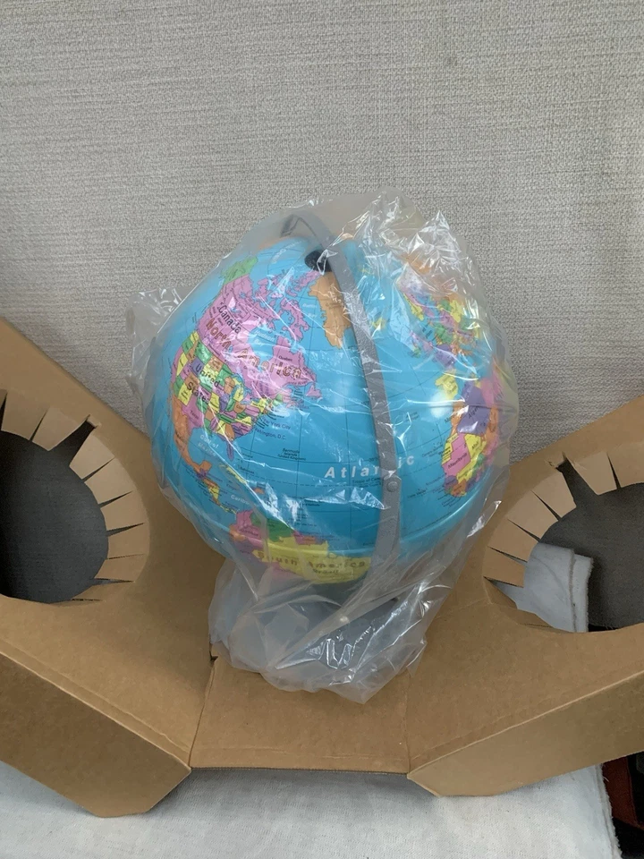 Globo terráqueo vintage Nystrom 16" TOTALMENTE NUEVO Foto 2 de 4