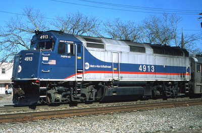 Original Slide: Metro North Railroad F40PH-3C 4913