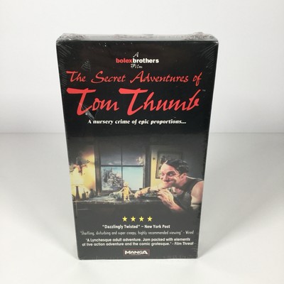 The Secret Adventures of Tom Thumb (VHS 1995) Bolex Brothers *New* [Not Mint!]