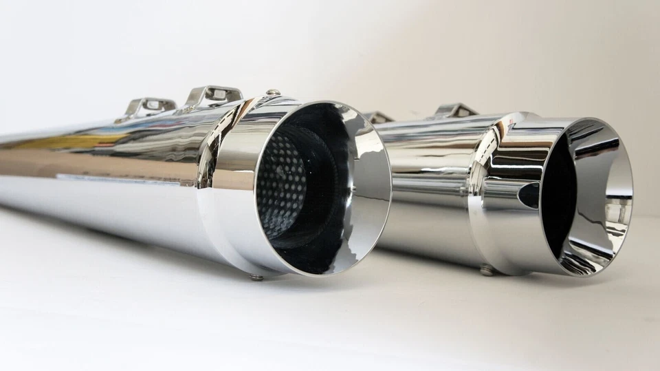 NUEVOS SILENCIADORES MEGÁFONO ADN SPECIALTY M-TP-1005 CROMADOS DESLIZABLES Foto 2 de 4