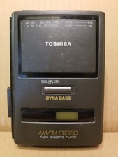 Toshiba KT-4212 Portable Cassette Player with AM/FM Radio