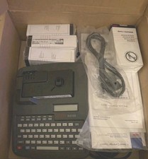 Kroy K4100 Desktop Industrial Label Printer w/ Cartridges, Book and CD VGC 