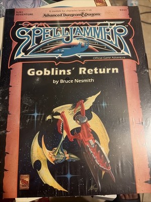 TSR Spelljammer SJA2 Goblins  Return (1991) NEW Sealed n Org Shrink Wrap AD&D 2E