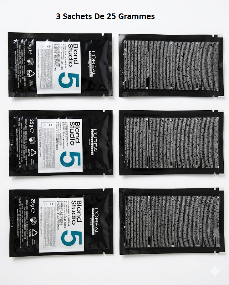 Blond Studio Etape 2 N°5 L'Oréal crème à mèches à texture onctueuse anti-séchage 3x25g