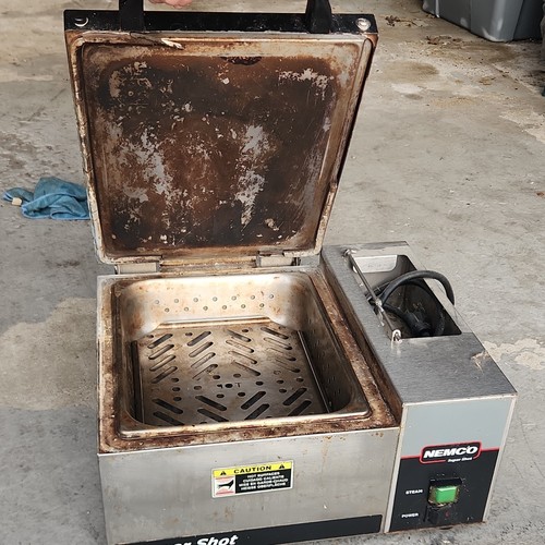 Nemco 6600 Electric Countertop Commercial Boilerless Convection Steamer 1 Pan