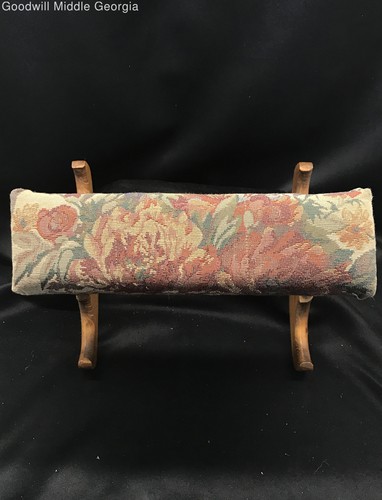 Schaukelfußhocker aus Holz Gobelin - Bild 3 von 5