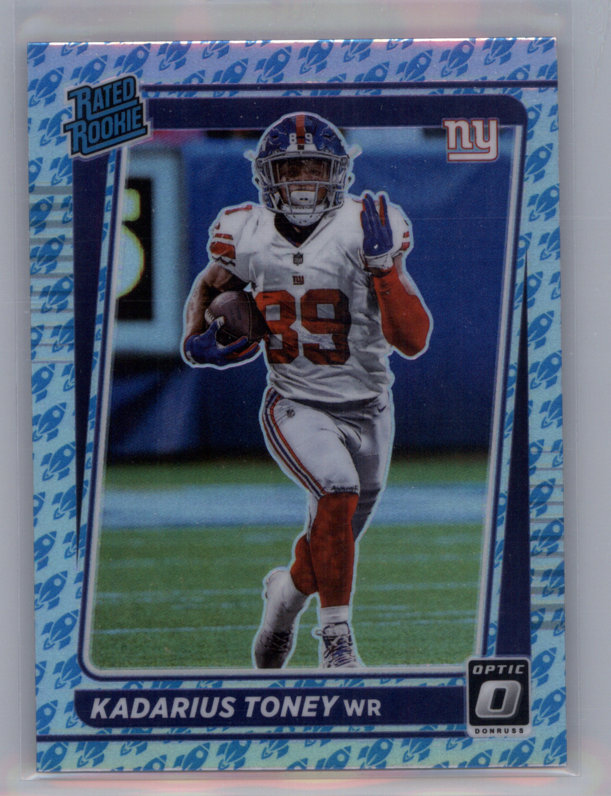2021 Panini Donruss Optic - Rated Rookie Kadarius Toney #212 Rocket Prizm (RC)