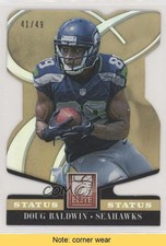 2014 Panini Elite Status Gold Die-Cut 41/49 Doug Baldwin #88 READ e6q
