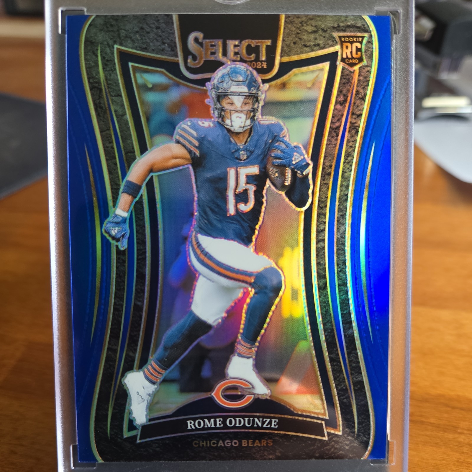 Rome Odunze 2024 Panini Select Blue Prizm /99 RC Suite Level Bears