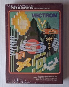 Intellivision - Vectron - Still Sealed Complete in Box w/ clear collector case