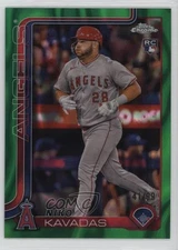 2025 Topps Chrome Green Lava Refractor /99 Niko Kavadas #20 Rookie RC