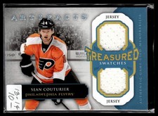 2013-14 Upper Deck Artifacts Treasured Swatches Blue Sean Couturier Philadelphia