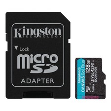 Kingston Technology Kingston128GB microSDXC Canvas Go Plus Gen4 200MB/s A2 U3 V3
