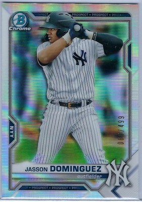 2021 Bowman Chrome rainbow refractor parallels