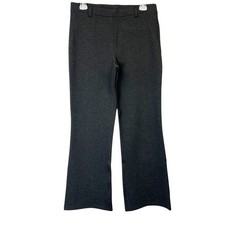 NEW Quince Ponte Bootcut Pants Women's Size Medium Petite Gray Pull On