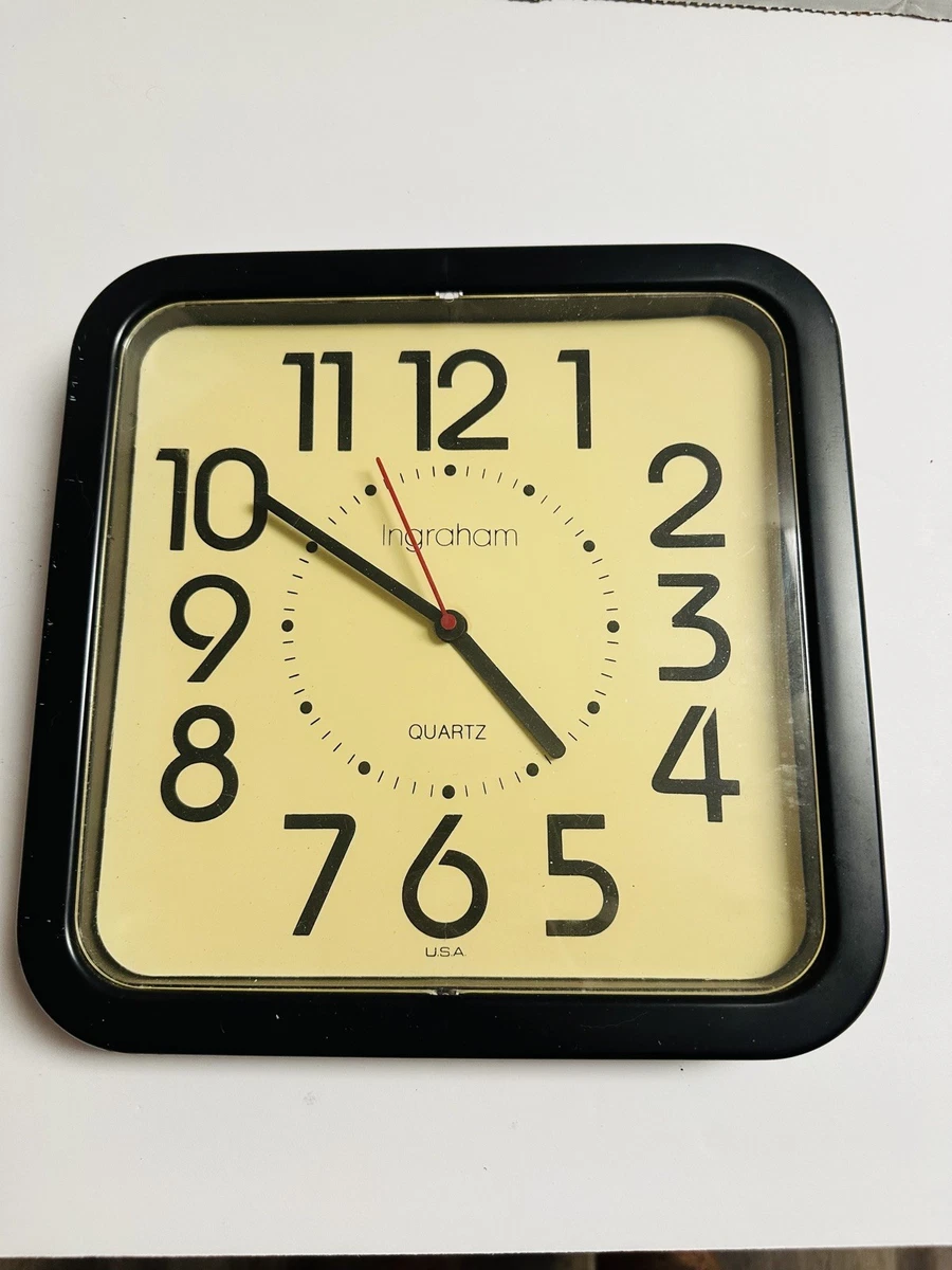 vintage ingraham clock products for sale | eBay