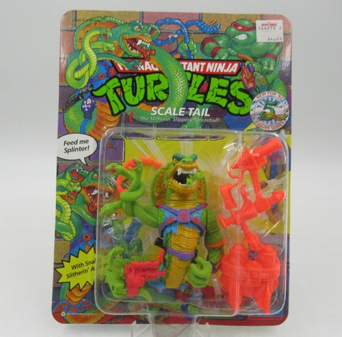 TMNT Scale Tail 1992 Playmates Unpunched MOC Seale...