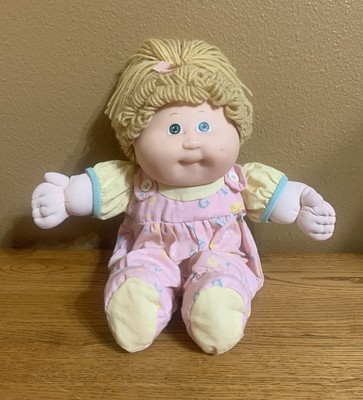 Vintage Cabbage Patch Kids Doll In HTF Transitional Jumper Outfit