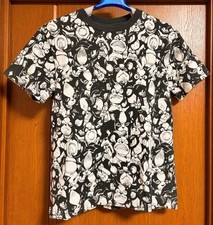 JoJo's Bizarre Adventure Iggy Character Print T-Shirt Black White M