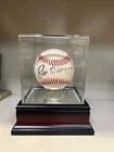 Joe DiMaggio Signed Baseball with Case (PSA)